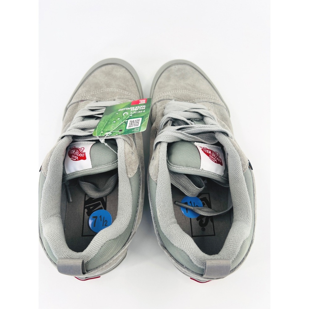 Vans Knu Skool Mens 7.5/ Womens 9 Grey Cordura Water Repellent Suede Skate Shoes - Picture 7 of 10